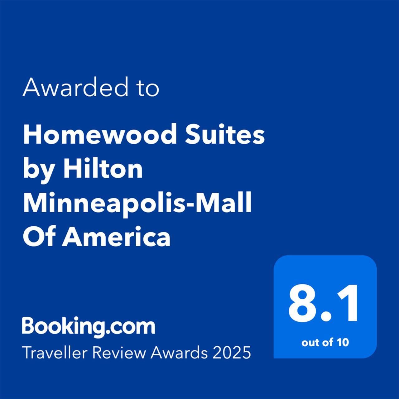 Homewood Suites By Hilton Minneapolis-Mall Of America Bloomington Exterior foto